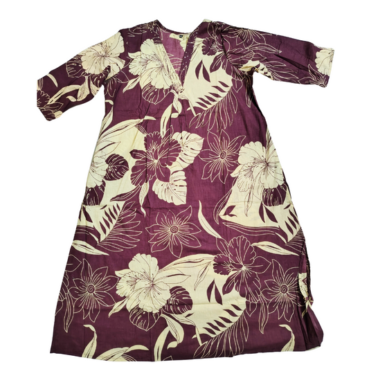 Purple Bloom A-Line Set | Women 2-Piece