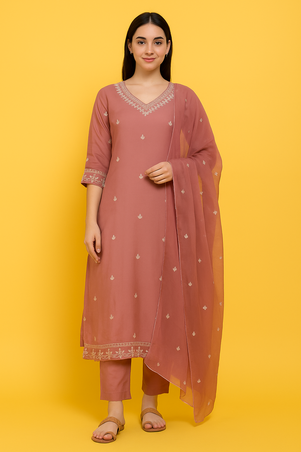 🌸Aafreen Rose Bahar | Women 3-piece Suit🌸