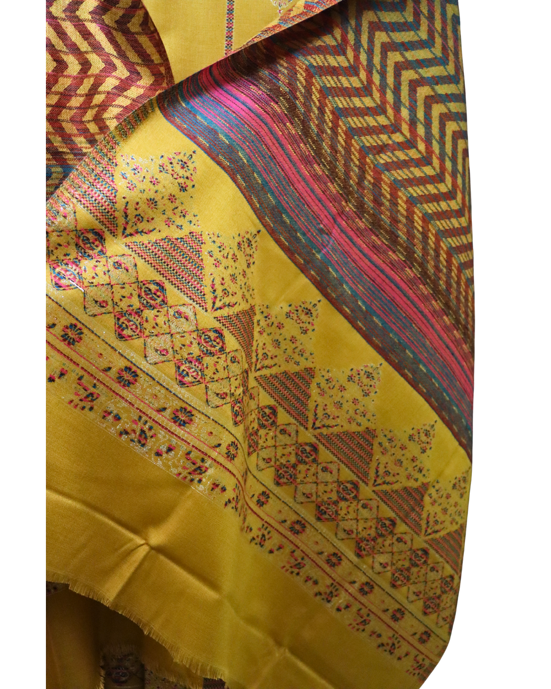 Heera Woolen Suit – Premium Contrast Elegance (Unstitched)