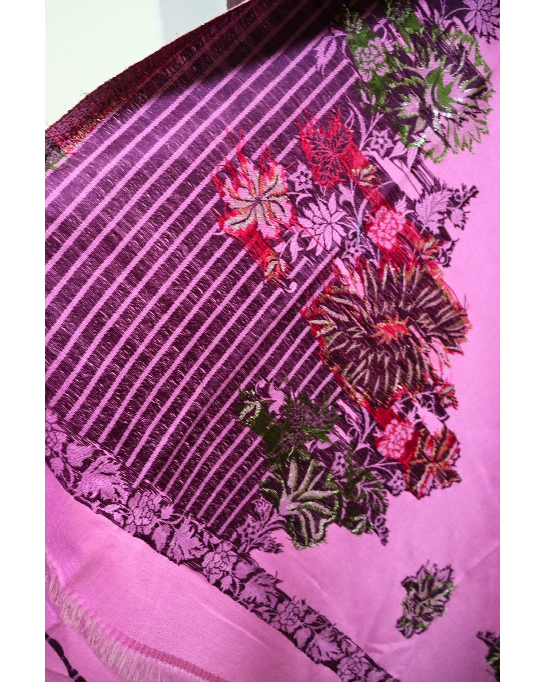 ✨Shimmery Grace Woolen 3-Piece Kurta Set (Unstitched)✨