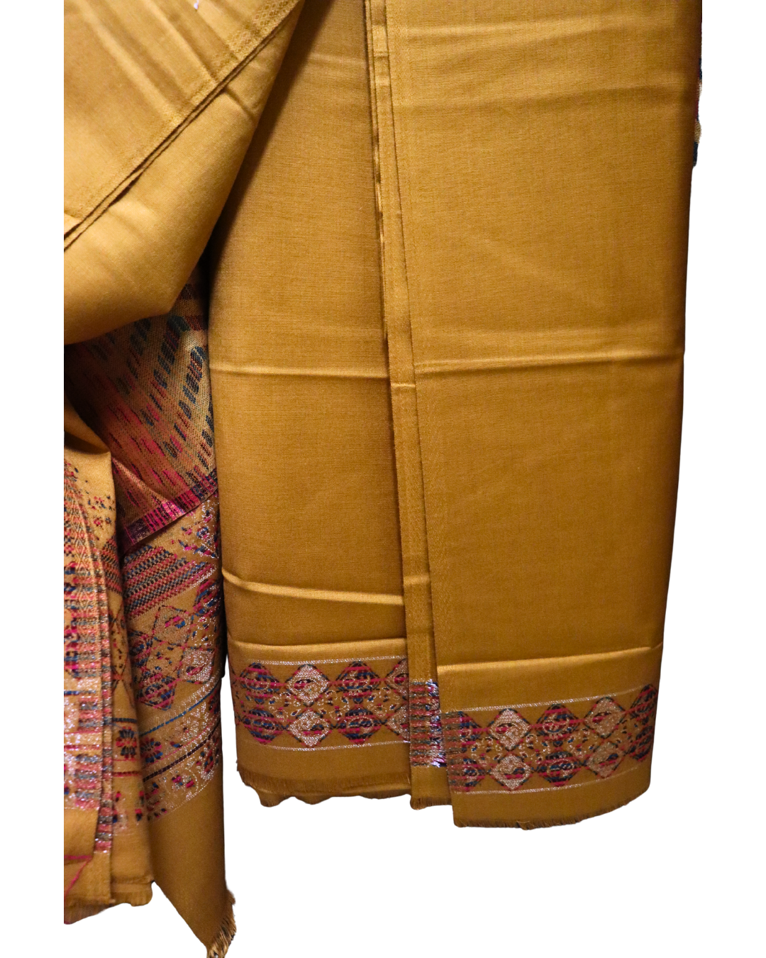 Heera Woolen Suit – Premium Contrast Elegance (Unstitched)