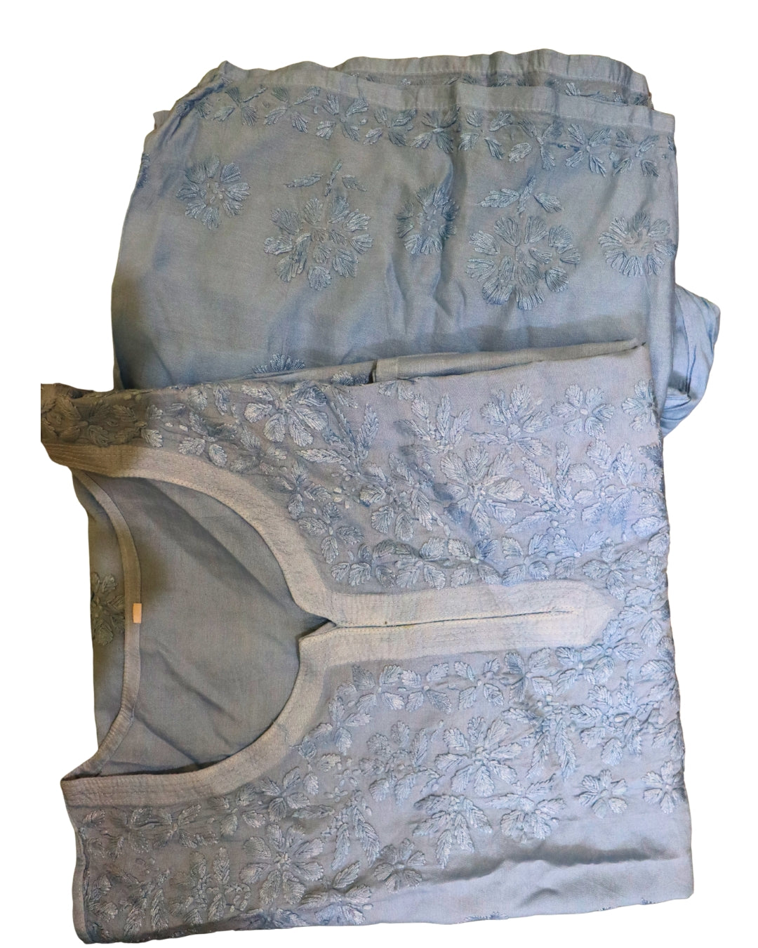 💙Blue Aura Chikankari Kurta Set💙