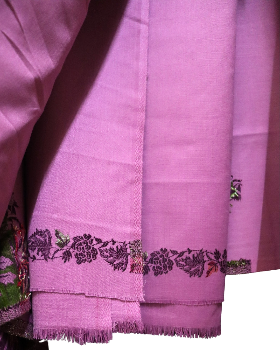 ✨Shimmery Grace Woolen 3-Piece Kurta Set (Unstitched)✨