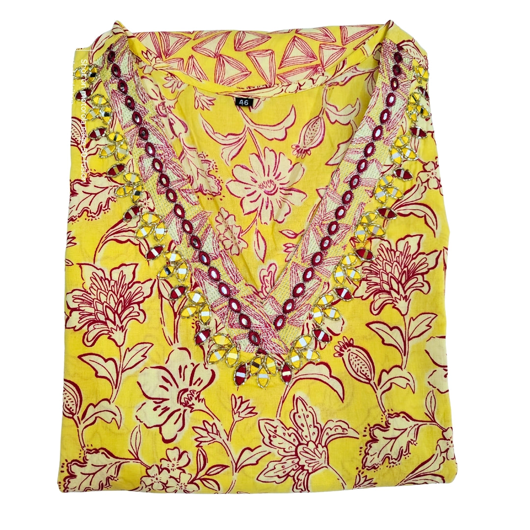 ☀️Marigold Magic Kurta Set | Women 2-piece☀️