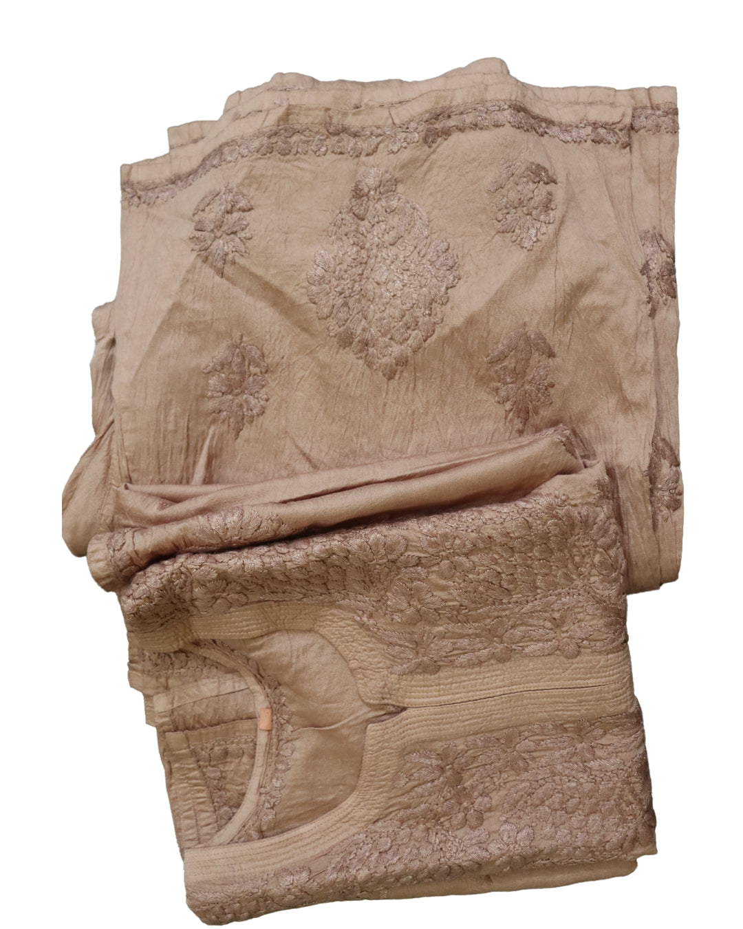 🤎Brown Aura Chikankari Kurta Set🤎