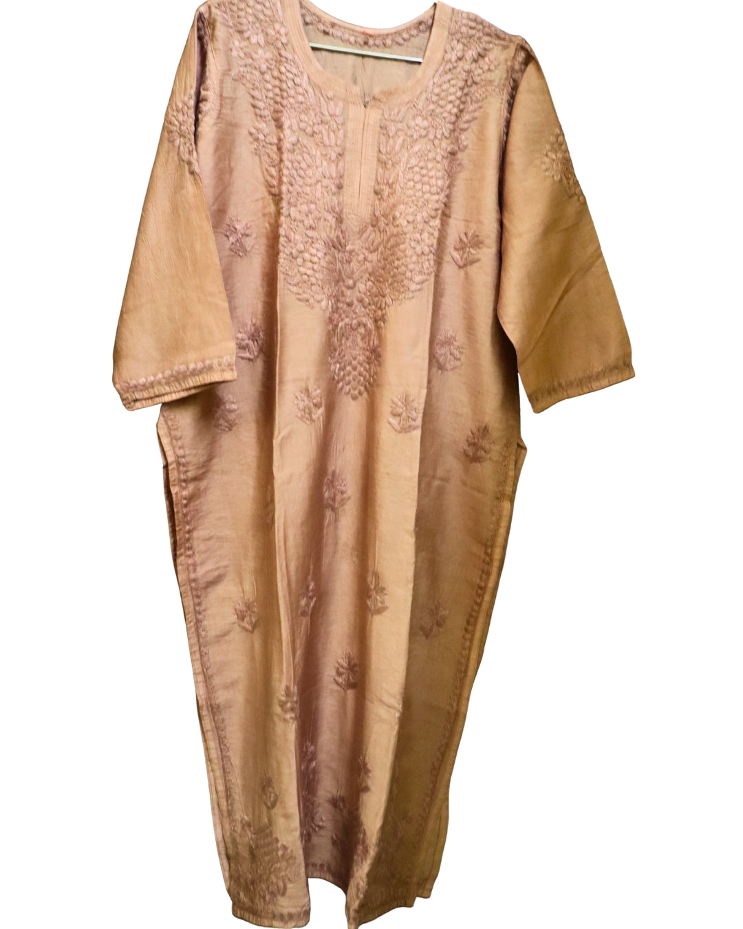 🤎Brown Aura Chikankari Kurta Set🤎