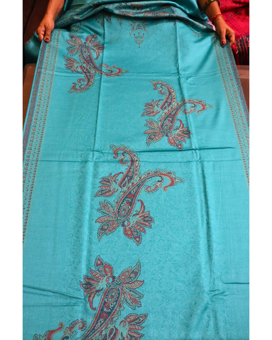 🦚Peacock Royale Woolen Unstiched Suits | 3-Piece🦚