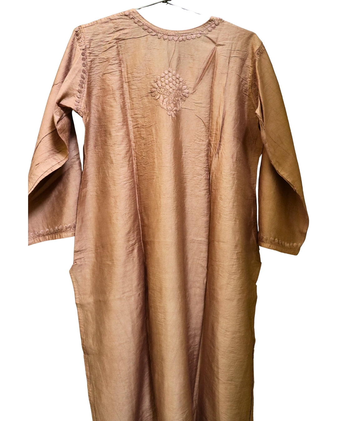 🤎Brown Aura Chikankari Kurta Set🤎