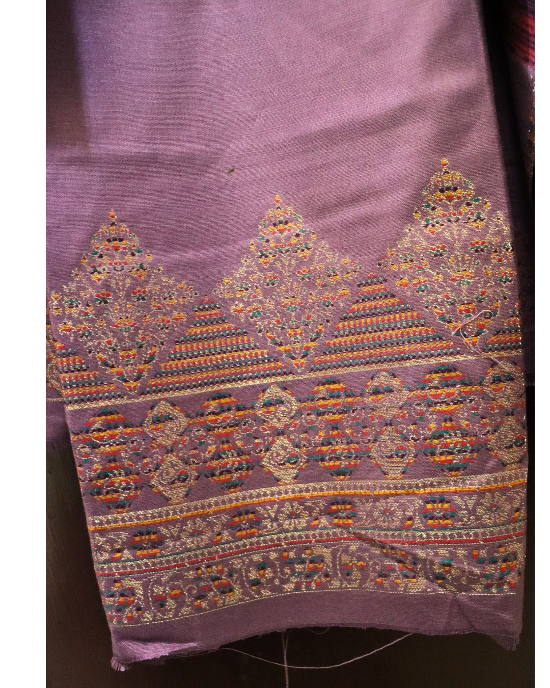 Heera Woolen Suit – Premium Contrast Elegance (Unstitched)