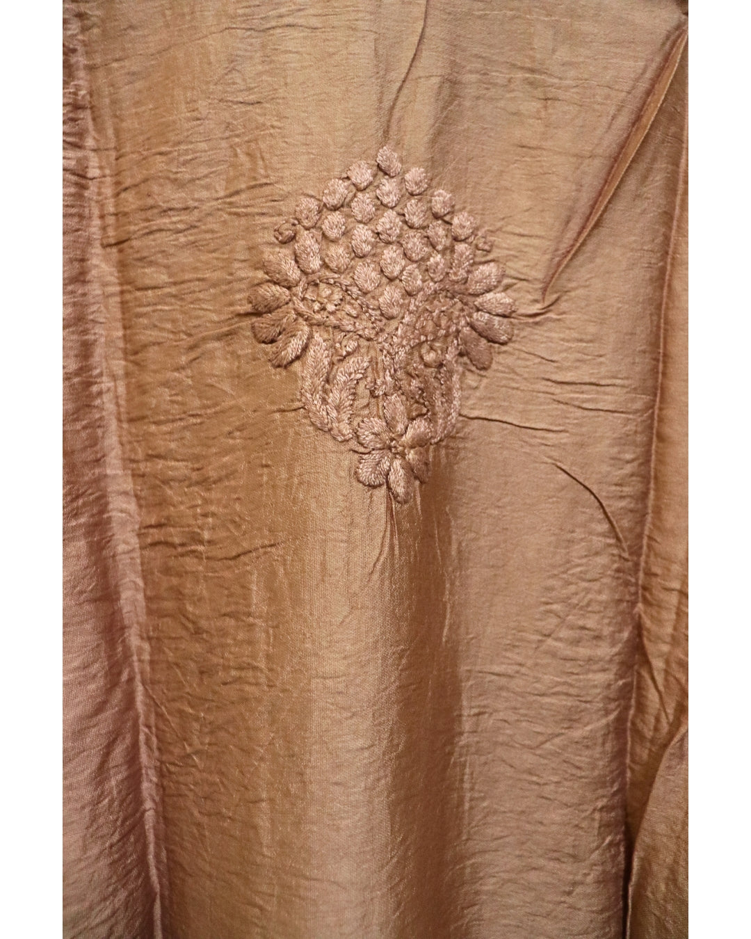 🤎Brown Aura Chikankari Kurta Set🤎