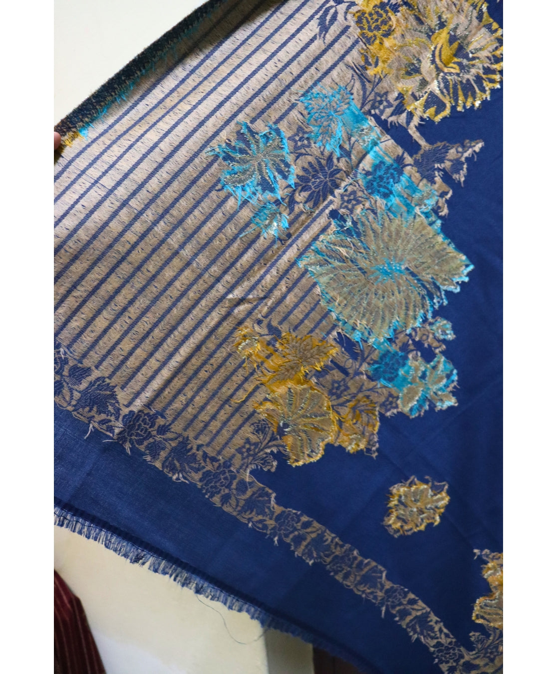 ✨Shimmery Grace Woolen 3-Piece Kurta Set (Unstitched)✨