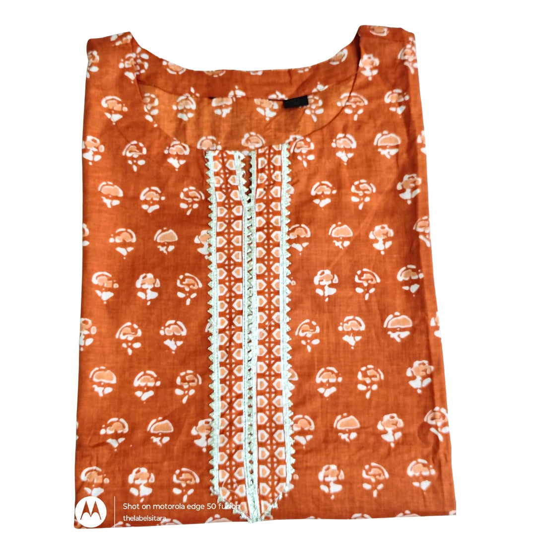 🌼Sunset Charm Kurta Set | Women 3-Piece🌼