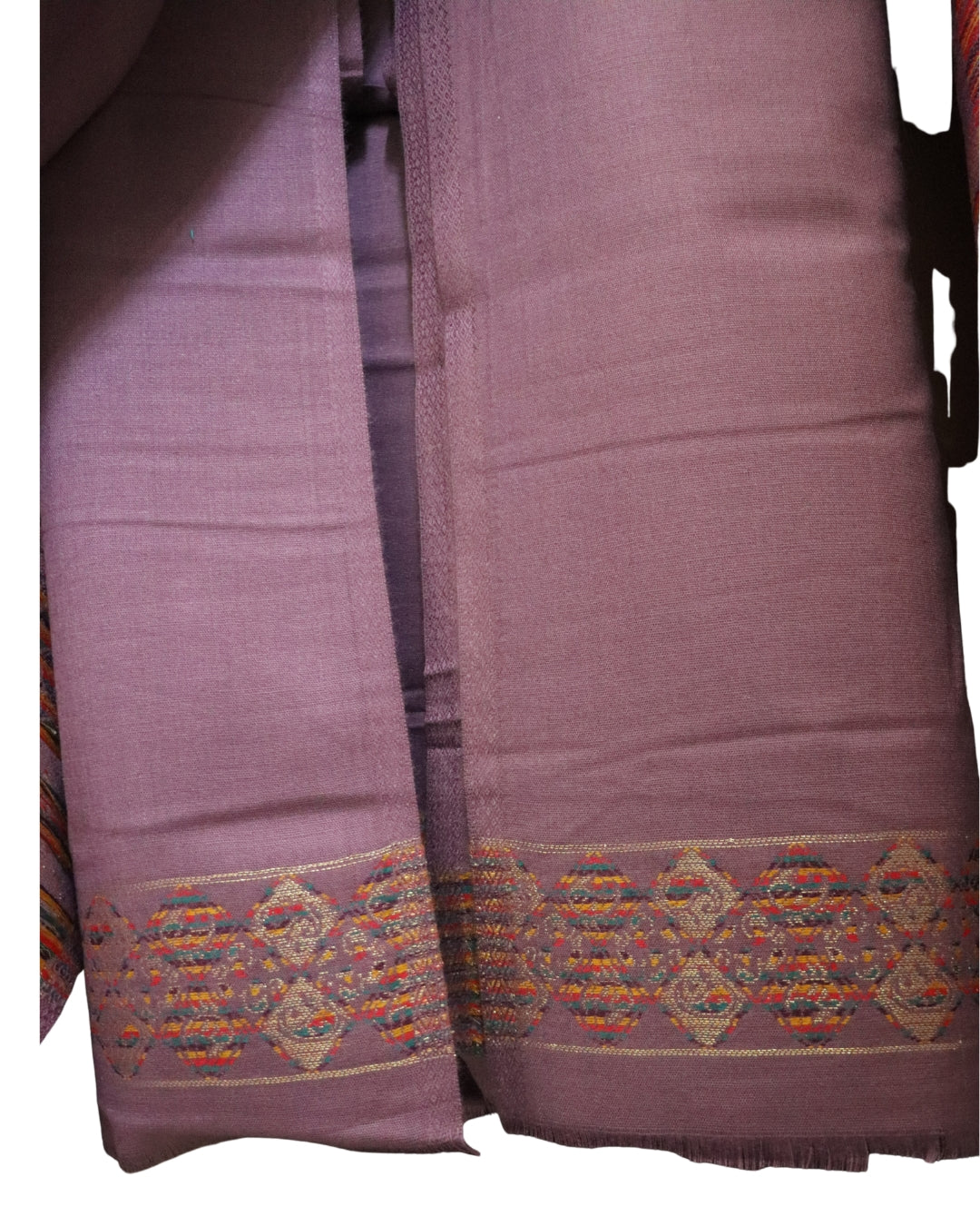 Heera Woolen Suit – Premium Contrast Elegance (Unstitched)