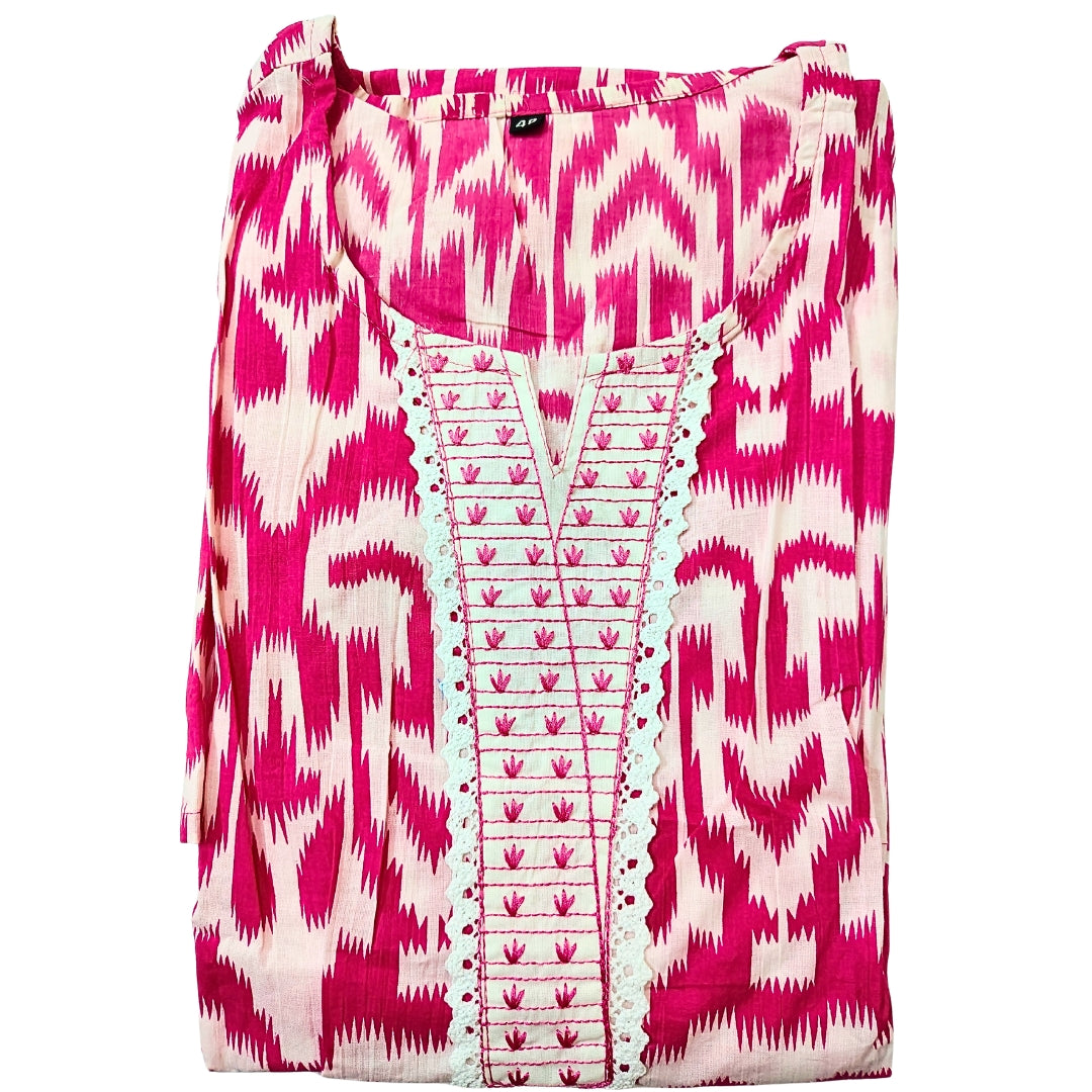 🌺Basant Leher Kurta Set | Women 3-Piece🌺