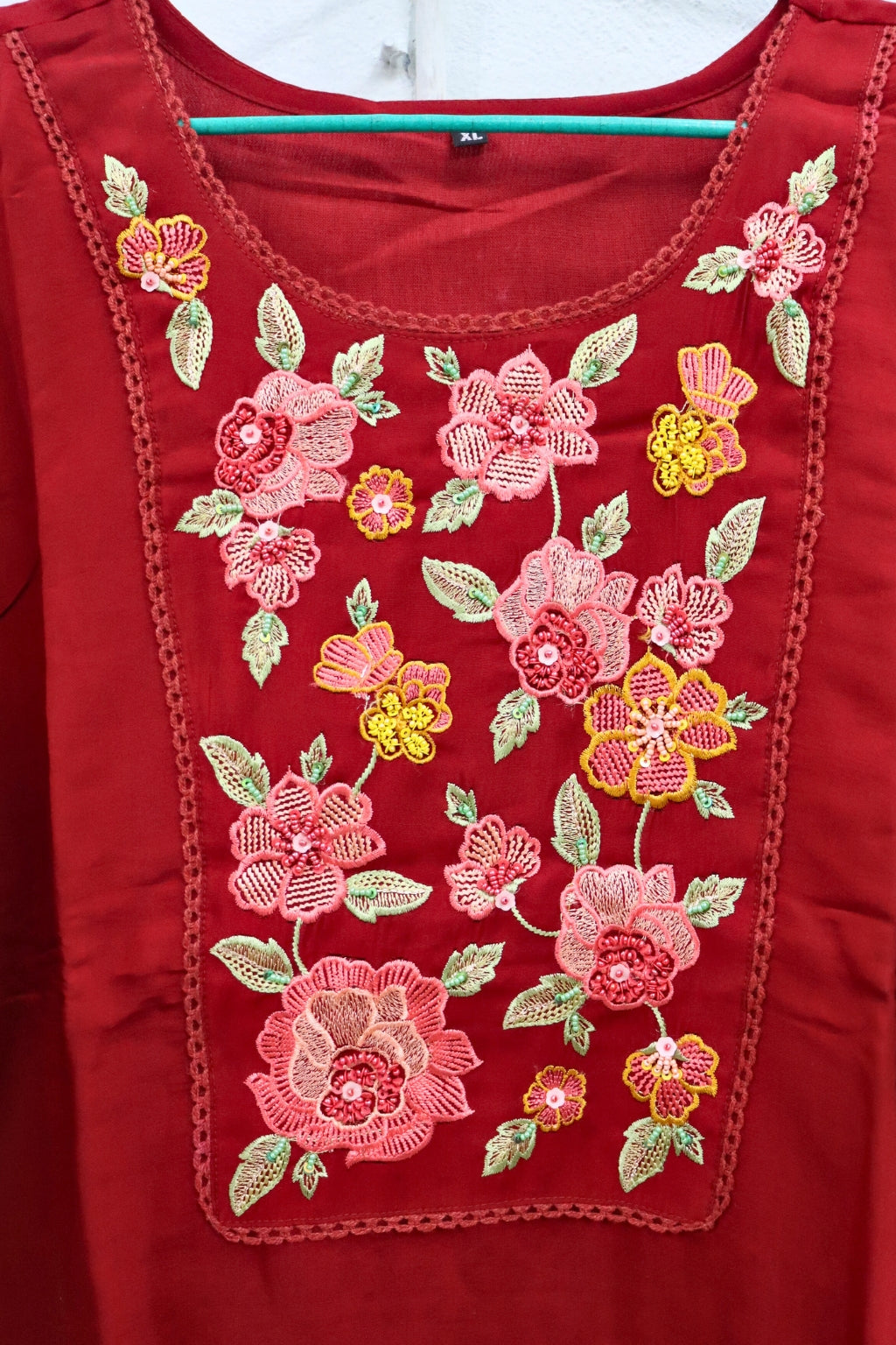 🌹Kumudini Maroon Glow Women 3-piece Festive Kurta Set 🌹