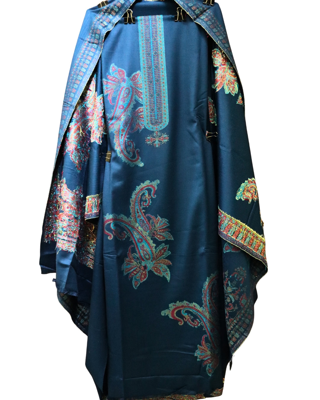🦚Peacock Royale Woolen Unstiched Suits | 3-Piece🦚