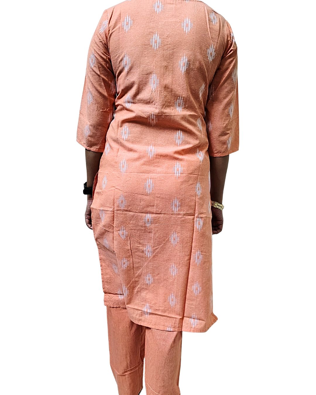💚Peach Petals Everyday Kurta Set | Women 2-Piece🍑