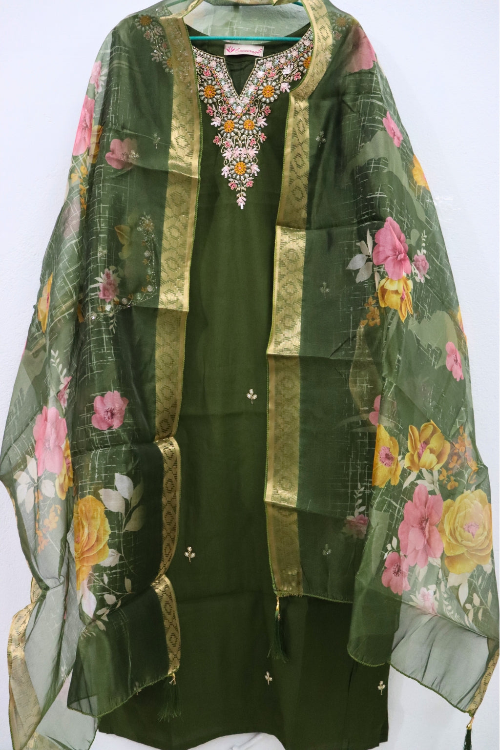 Anokhi Haraayat Women Festive Kurta Set |  3-piece