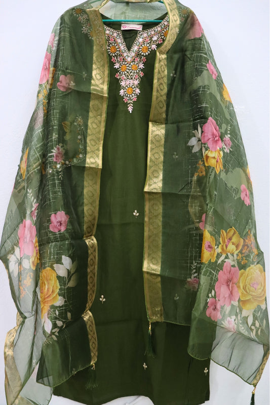 Anokhi Haraayat Women Festive Kurta Set |  3-piece