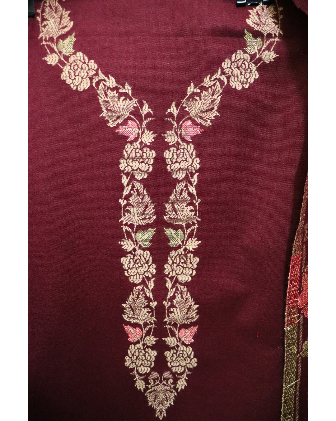 ✨Shimmery Grace Woolen 3-Piece Kurta Set (Unstitched)✨