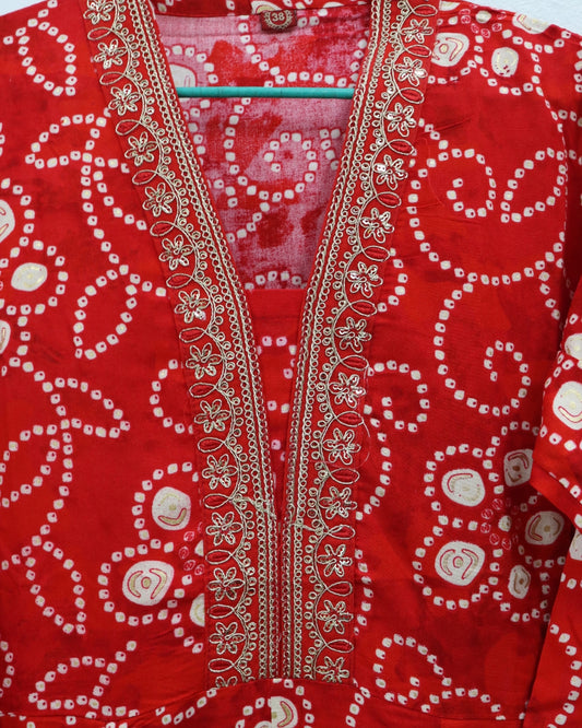 Lal Rangotsav Anarkali Suit | Women 3-Piece