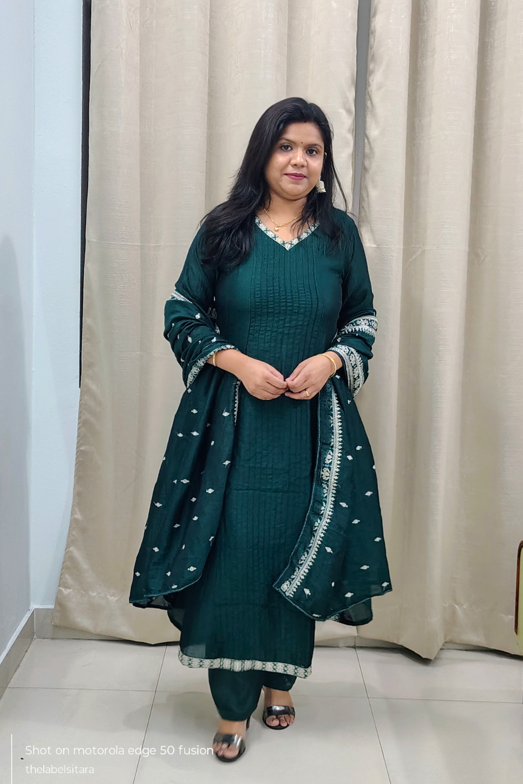 💚Maharani Verde Royal Festive Women Kurta Set | 3-Piece💚
