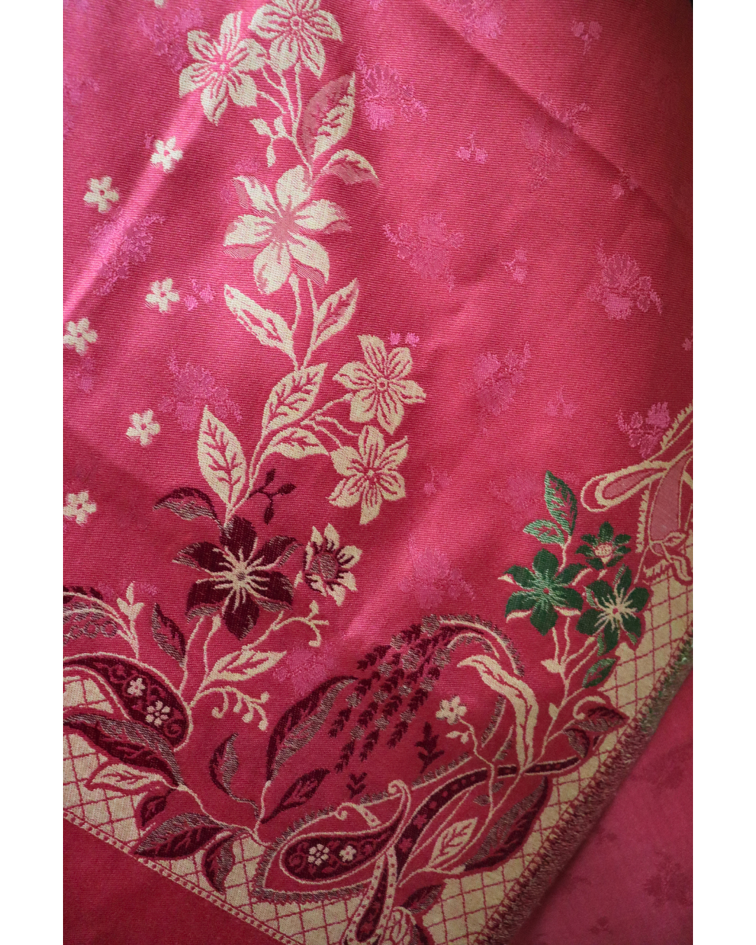 🌸Gajri Saanjh Woolen 3-piece Kurta Set (Unstitched)🌸