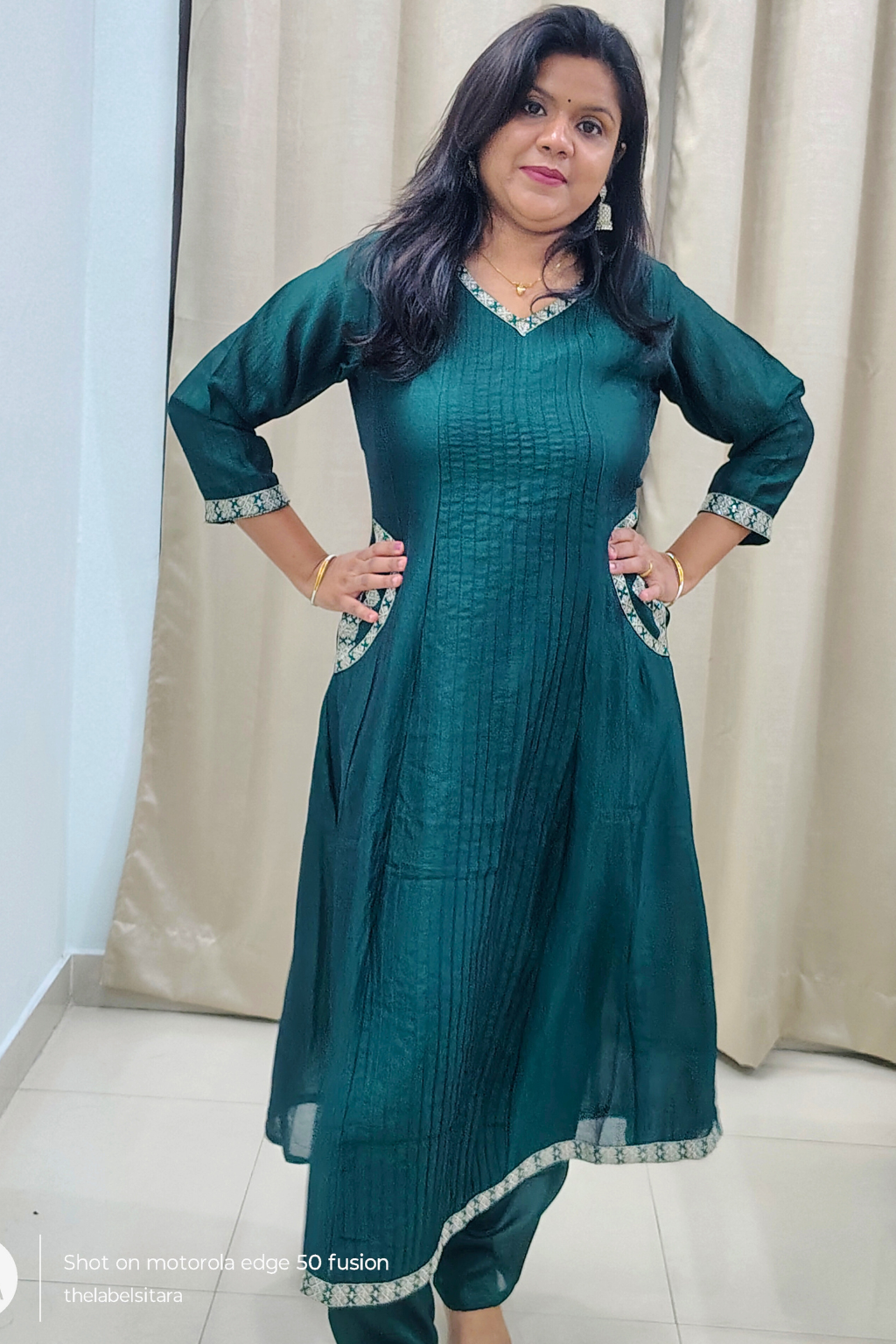 💚Maharani Verde Royal Festive Women Kurta Set | 3-Piece💚