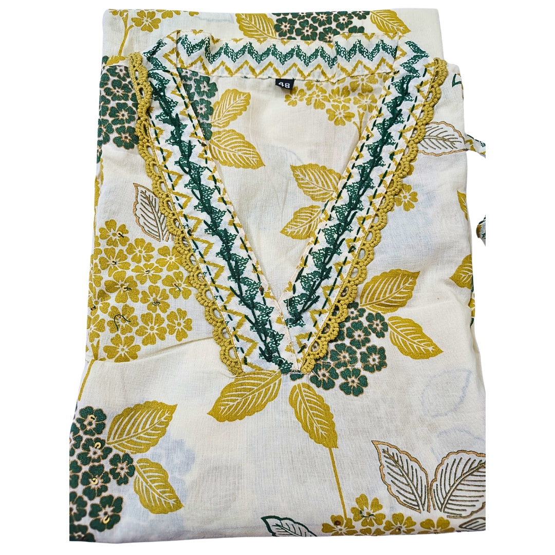 🌻Spring Tales Women Kurta Set | 3-Piece Suit🌻