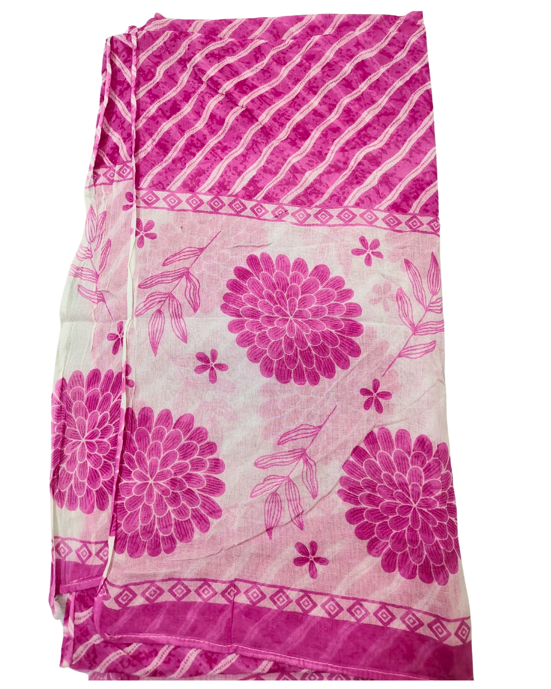 🌸Phoolkari Leheriya Pink Grace | Women 3-Piece Set🌸