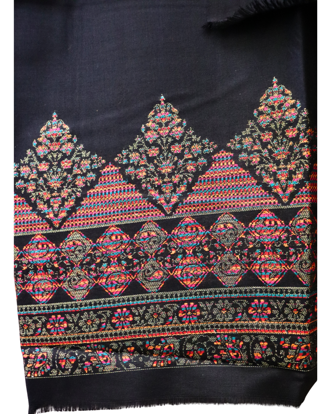 Heera Woolen Suit – Premium Contrast Elegance (Unstitched)