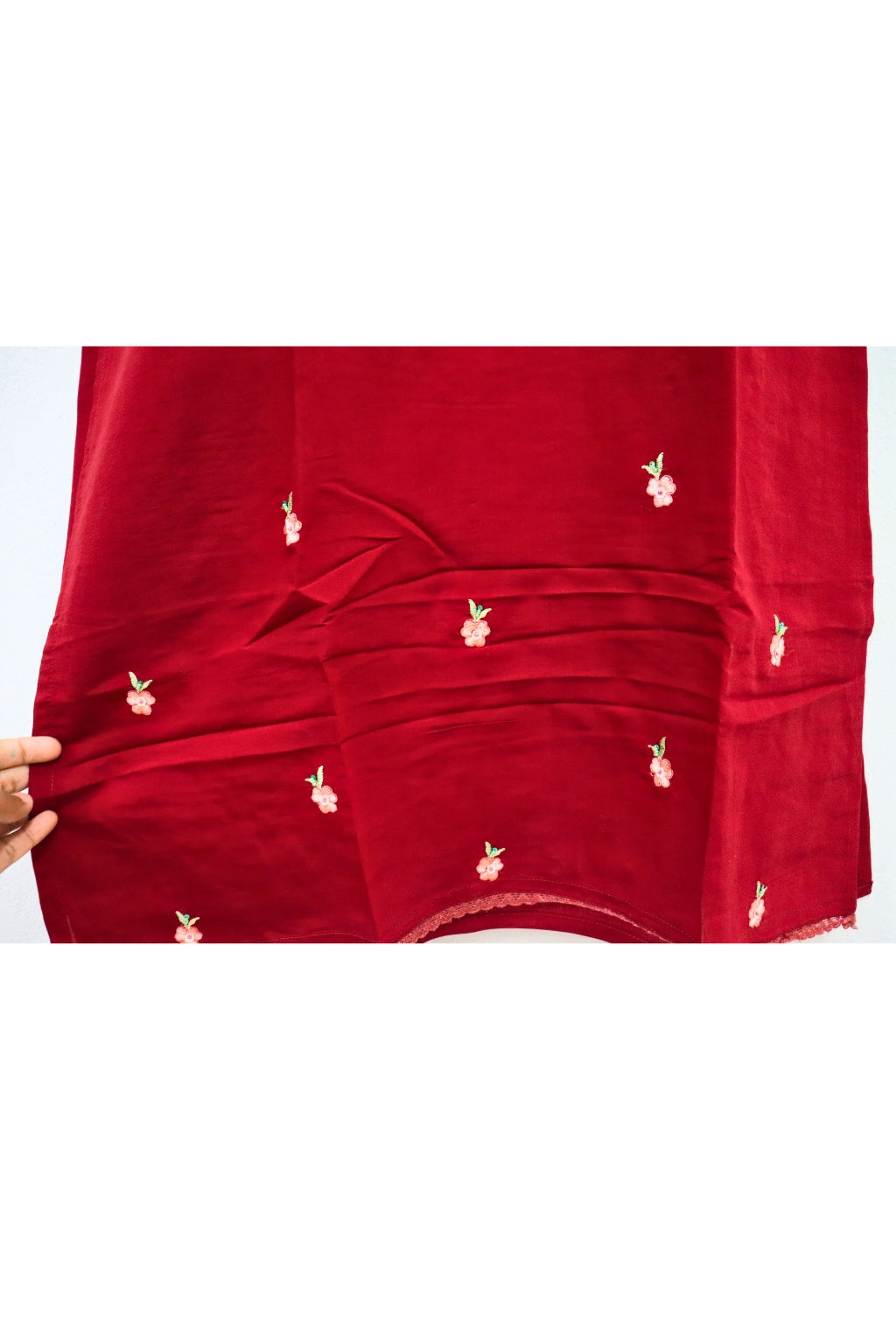 🌹Kumudini Maroon Glow Women 3-piece Festive Kurta Set 🌹