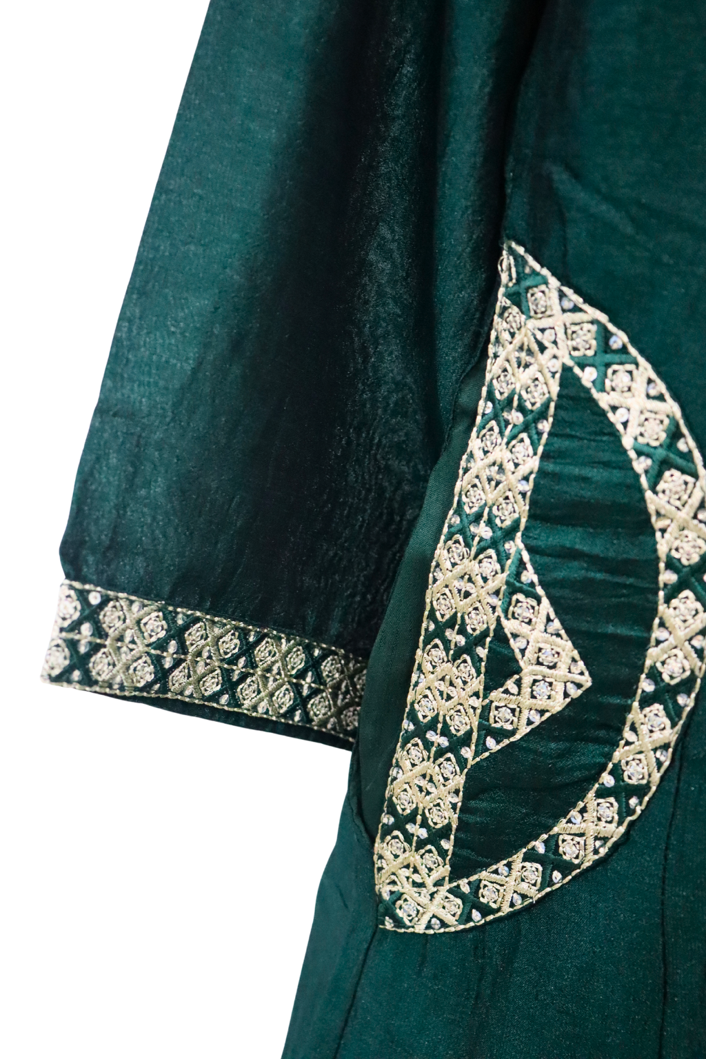 💚Maharani Verde Royal Festive Women Kurta Set | 3-Piece💚