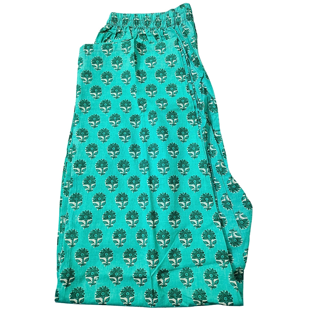 🌿Aaranya Green Grace Kurta Set | Women 3-Piece🌿