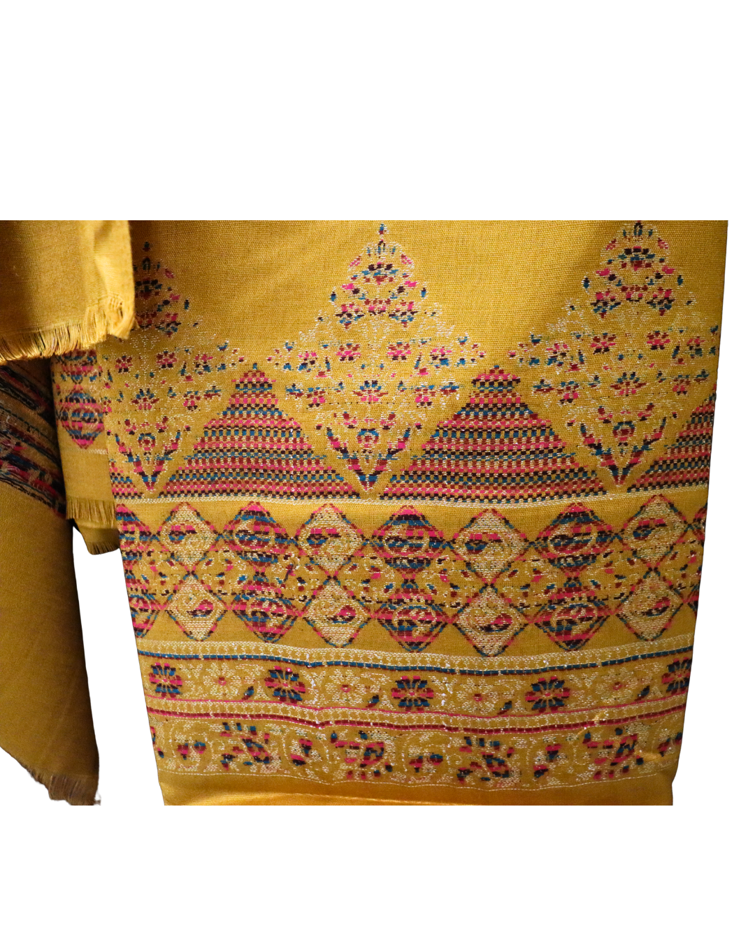 Heera Woolen Suit – Premium Contrast Elegance (Unstitched)