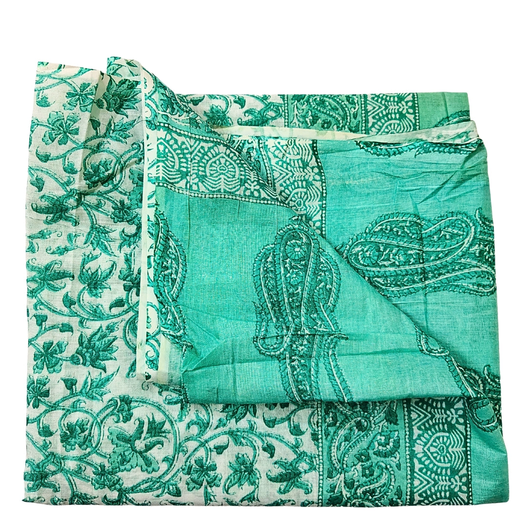 🌿Aaranya Green Grace Kurta Set | Women 3-Piece🌿