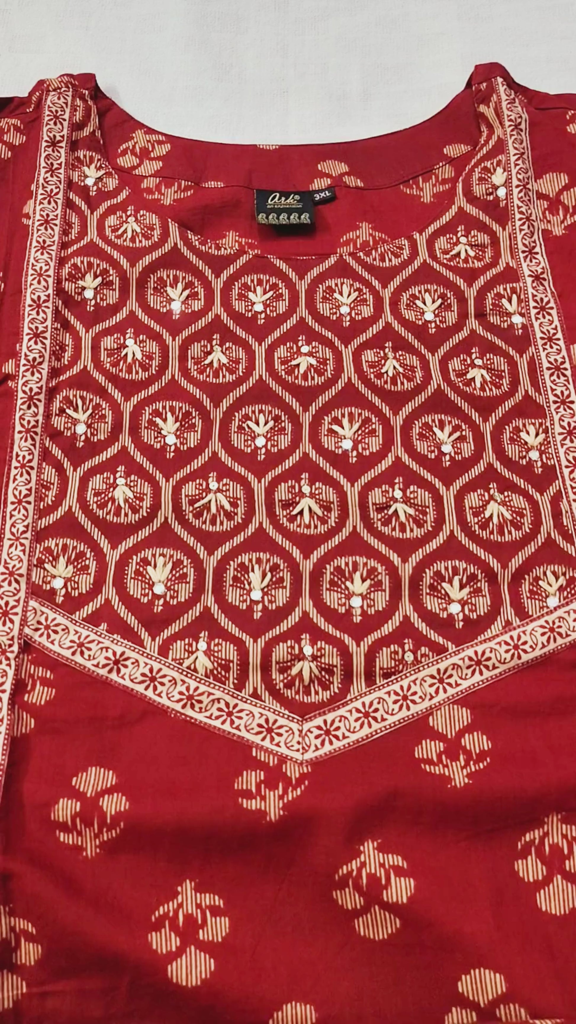 Women Kurta Set 3XL 